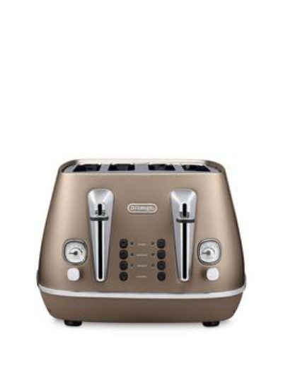 Delonghi Ct14003.Bz Distinta 4 Slice Toaster - Bronze Delonghi Ct14003.Bz Distinta 4 Slice Toaster - Bronze
